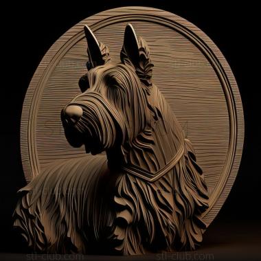 3D model st Scottish Terrier dog (STL)